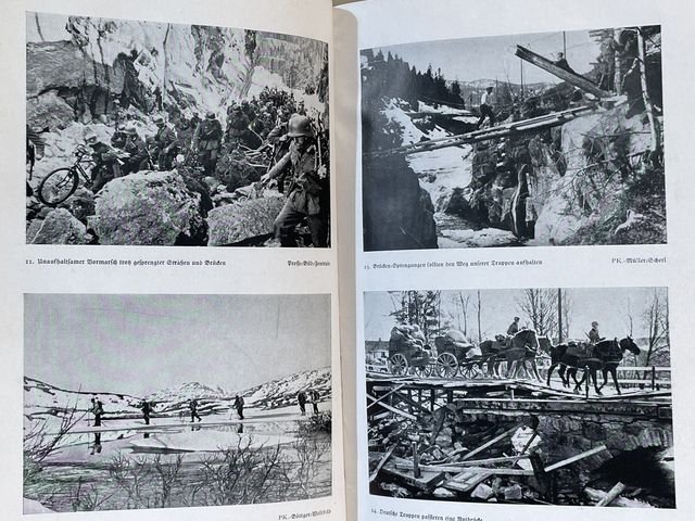 Original WWII German Our Fight in Norway Book, Unser Kampf in Norwegen — image 12