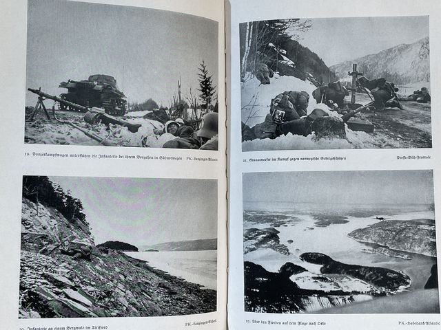 Original WWII German Our Fight in Norway Book, Unser Kampf in Norwegen — image 13