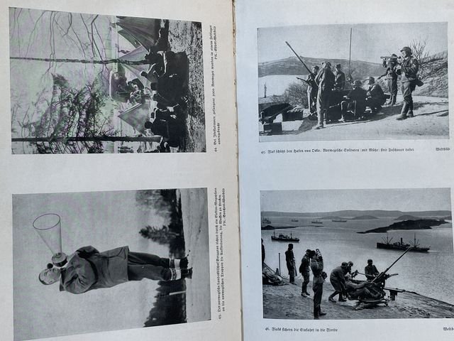 Original WWII German Our Fight in Norway Book, Unser Kampf in Norwegen — image 18