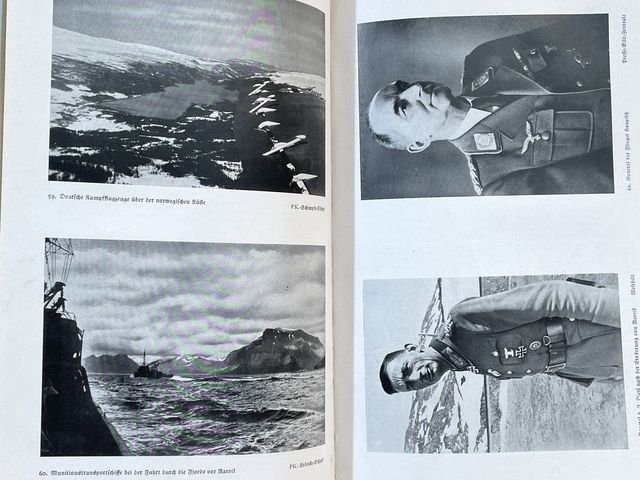 Original WWII German Our Fight in Norway Book, Unser Kampf in Norwegen — image 19
