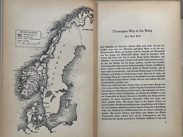 Original WWII German Our Fight in Norway Book, Unser Kampf in Norwegen — image 8