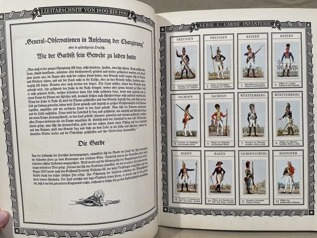 Original WWII Era German Cigarette Card Album, DER BUNTE ROCK — image 11