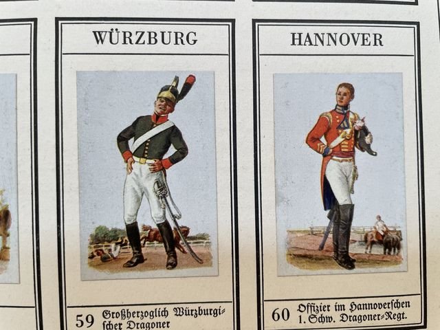 Original WWII Era German Cigarette Card Album, DER BUNTE ROCK — image 13