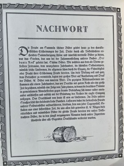 Original WWII Era German Cigarette Card Album, DER BUNTE ROCK — image 21