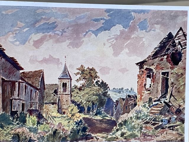 Original WWII German Postcard Set, Between Westwall and Maginot Line — image 17