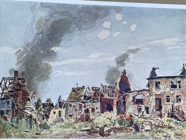 Original WWII German Postcard Set, Between Westwall and Maginot Line — image 22