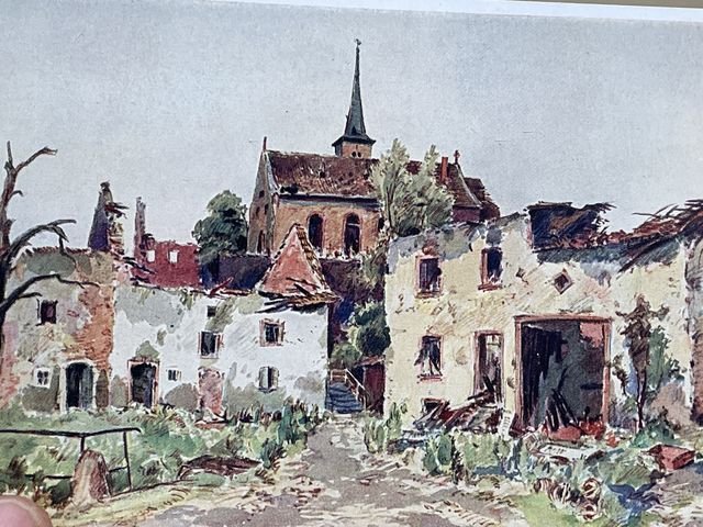 Original WWII German Postcard Set, Between Westwall and Maginot Line — image 25