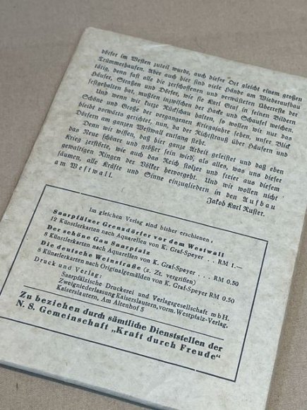 Original WWII German Postcard Set, Between Westwall and Maginot Line — image 3