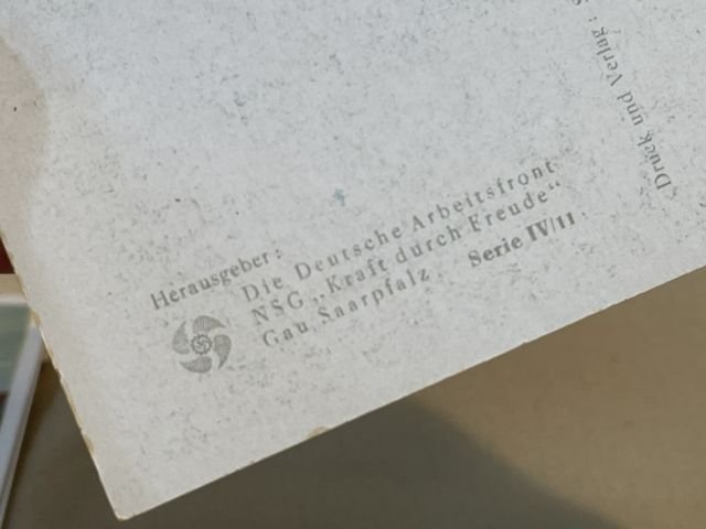 Original WWII German Postcard Set, Between Westwall and Maginot Line — image 8