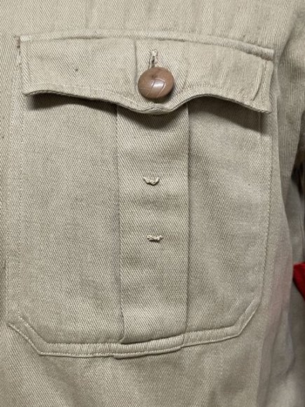 HOLD! Original Nazi Era German Hitler Youth Member's Service Shirt — image 3