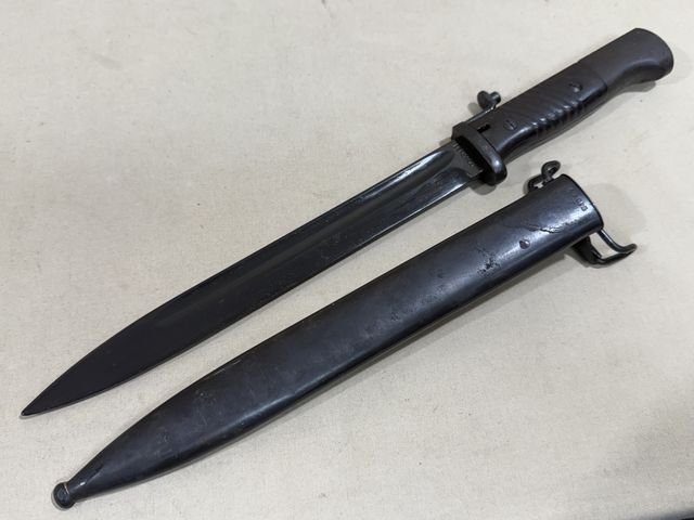 Original POST-WWII Norwegian Bayonet and Scabbard
