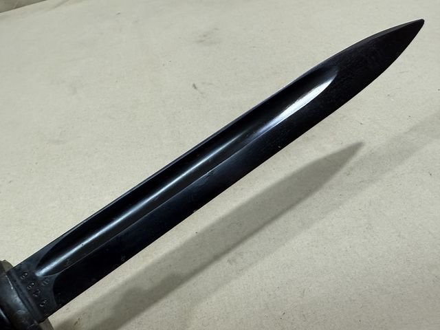 Original POST-WWII Norwegian Bayonet and Scabbard — image 3