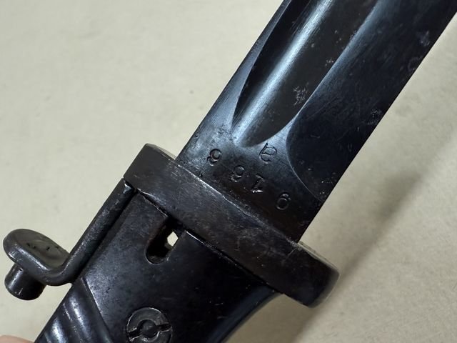 Original POST-WWII Norwegian Bayonet and Scabbard — image 4