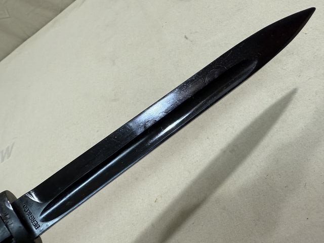 Original POST-WWII Norwegian Bayonet and Scabbard — image 6