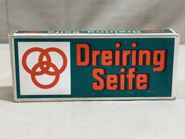 Original WWII Era German Boxed Soap, Three Ring Brand — image 4
