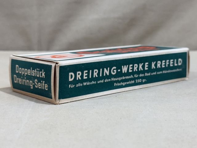 Original WWII Era German Boxed Soap, Three Ring Brand — image 6