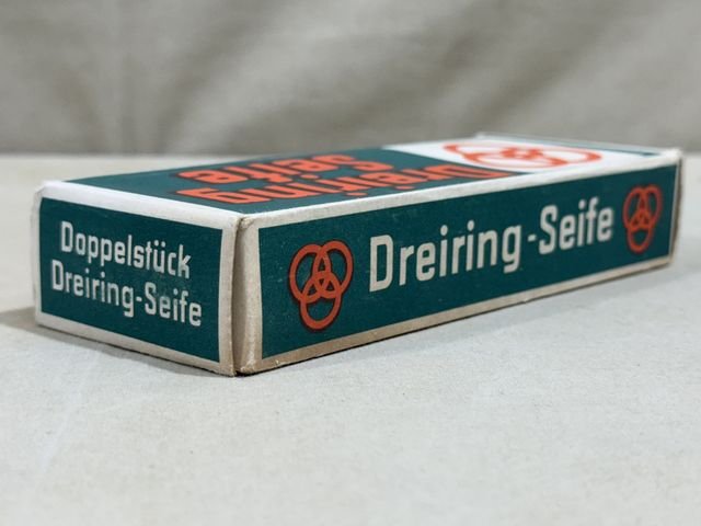 Original WWII Era German Boxed Soap, Three Ring Brand — image 7