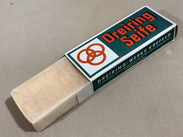 Original WWII Era German Boxed Soap, Three Ring Brand