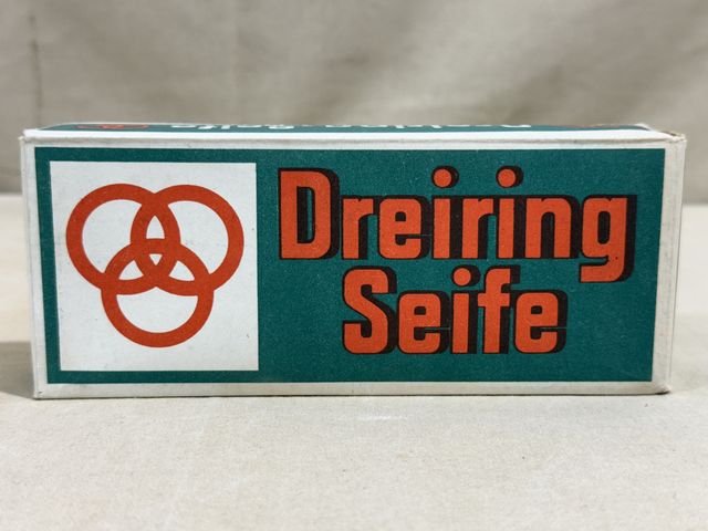 Original WWII Era German Boxed Soap, Three Ring Brand — image 4