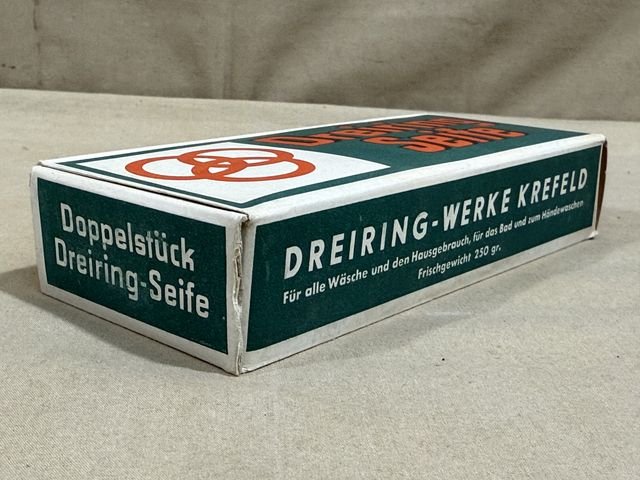 Original WWII Era German Boxed Soap, Three Ring Brand — image 6