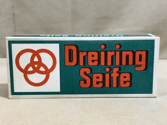 Original WWII Era German Boxed Soap, Three Ring Brand — image 4