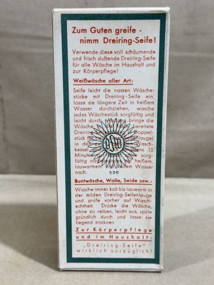 Original WWII Era German Boxed Soap, Three Ring Brand — image 5