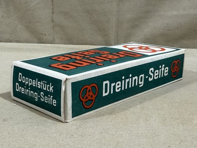 Original WWII Era German Boxed Soap, Three Ring Brand — image 7