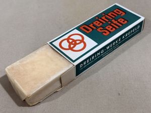 Original WWII Era German Boxed Soap, Three Ring Brand
