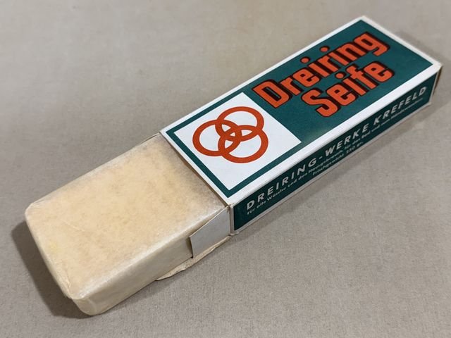 Original WWII Era German Boxed Soap, Three Ring Brand