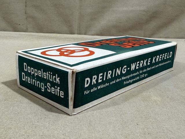 Original WWII Era German Boxed Soap, Three Ring Brand — image 6