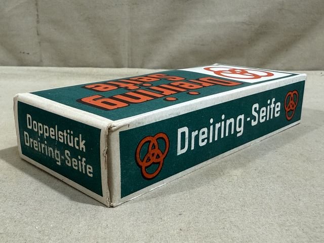 Original WWII Era German Boxed Soap, Three Ring Brand — image 7