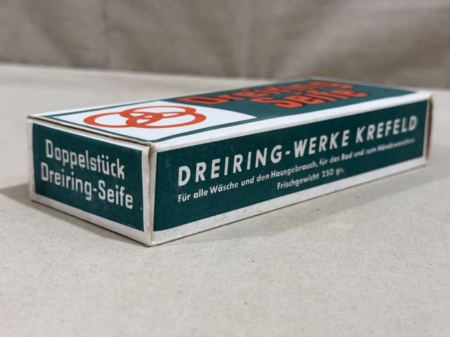 Original WWII Era German Boxed Soap, Three Ring Brand — image 6