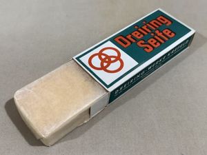 Original WWII Era German Boxed Soap, Three Ring Brand