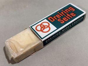 Original WWII Era German Boxed Soap, Three Ring Brand