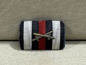 Original Pre-WWII German Combatant's 1914-18 Cross of Honor Ribbon Bar, …