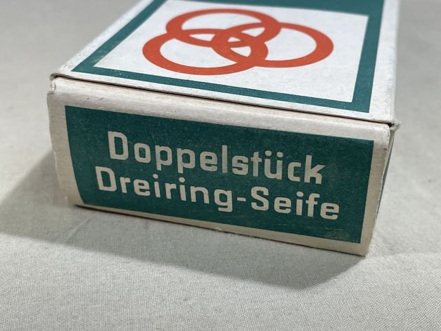 Original WWII Era German Boxed Soap, Three Ring Brand — image 11