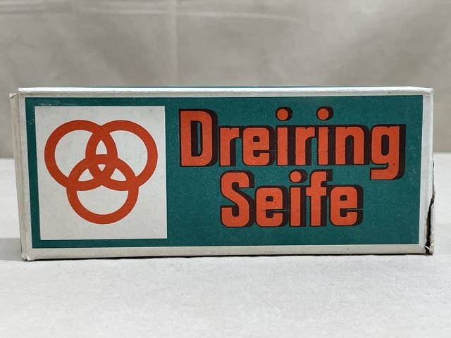 Original WWII Era German Boxed Soap, Three Ring Brand — image 5