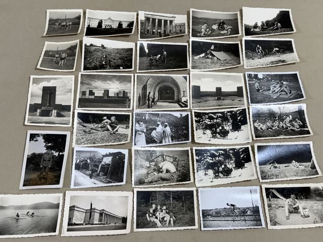 Original WWII German Photographs Lot, 40 TOTAL