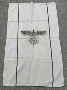 Original WWII German Large Cloth Ration Sack, 1942