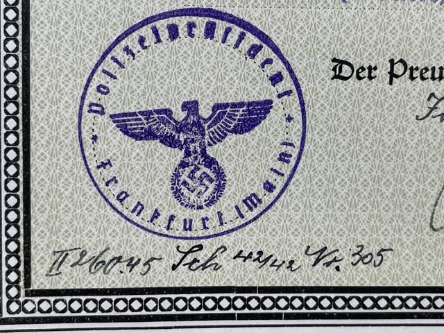 Original WWII German Citizenship ID (For Domestic Use) Document, Staatsangehörigkeitsausweis — image 9