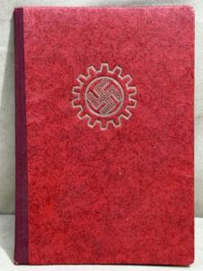 Original Nazi Era German DAF Membership ID/Dues Book