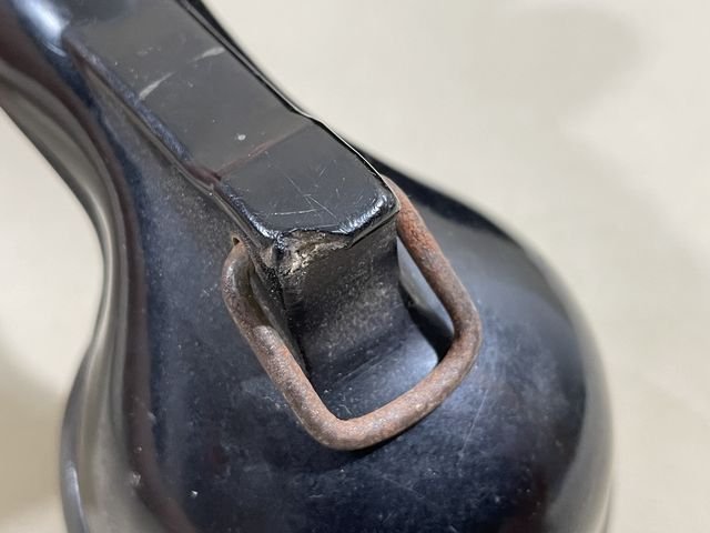 Original WWII German Model 33 Field Phone in Bakelite Case — image 7