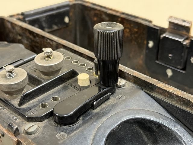 Original WWII German Model 33 Field Phone in Bakelite Case — image 46