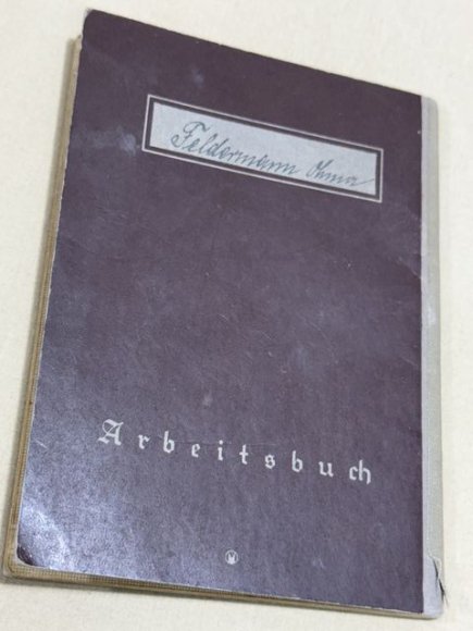 Original Nazi Era German Arbeitsbuch, 2nd Type — image 9