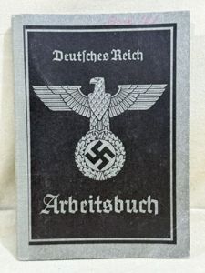 Original Nazi Era German Arbeitsbuch, 2nd Type