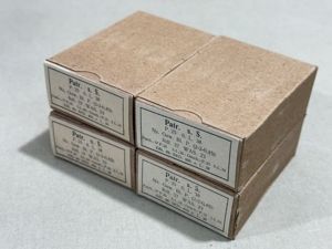 Original WWII German Cardboard 8mm Ammunition Boxes, Set of 4