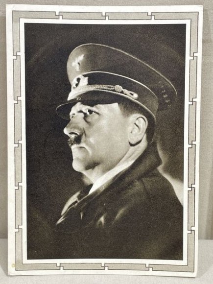 Original Nazi Era German Personality Postcard, HITLER!