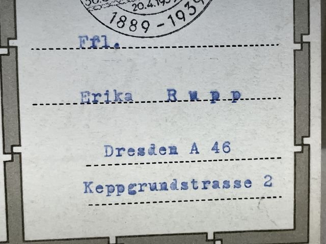 Original Nazi Era German Personality Postcard, HITLER! — image 4