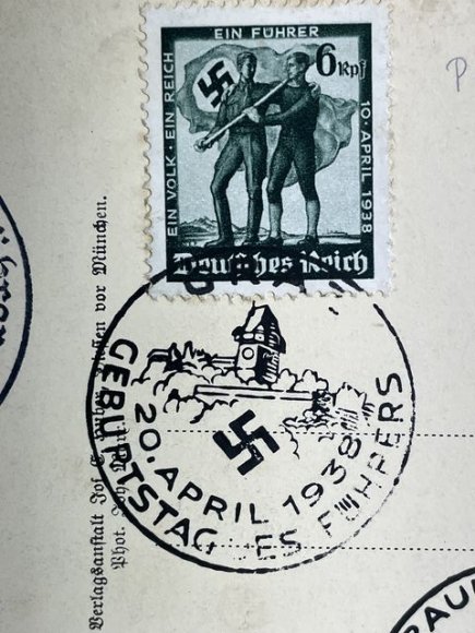 Original Nazi Era German Personality Postcard, HITLER! — image 5