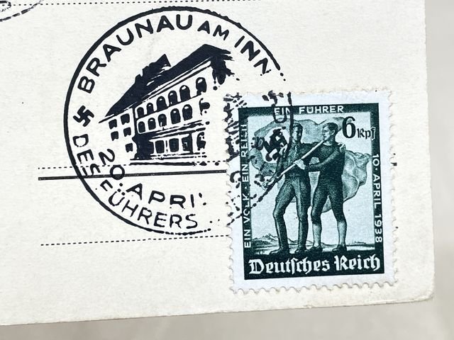 Original Nazi Era German Personality Postcard, HITLER! — image 7